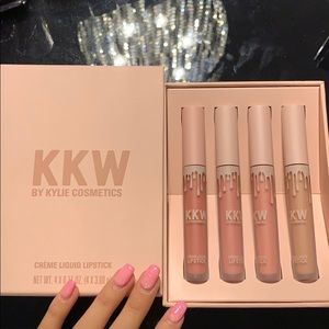 Kkw by kylie cosmetics creme liquid lipsticks